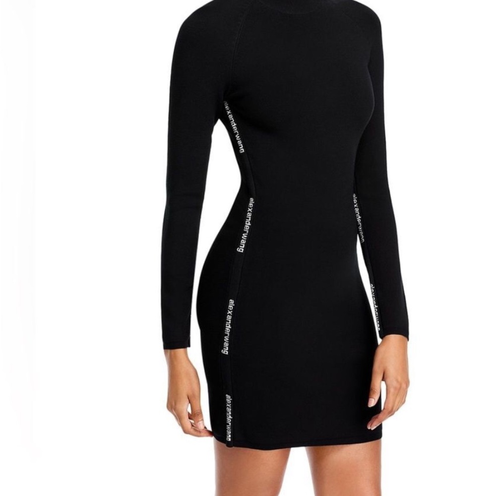 Alexander Wang T Black Long Sleeve Dress 👗🥻